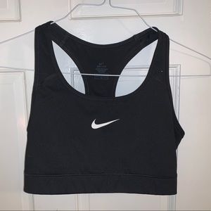 Black Nike Dri-Fit Sports Bra - Large